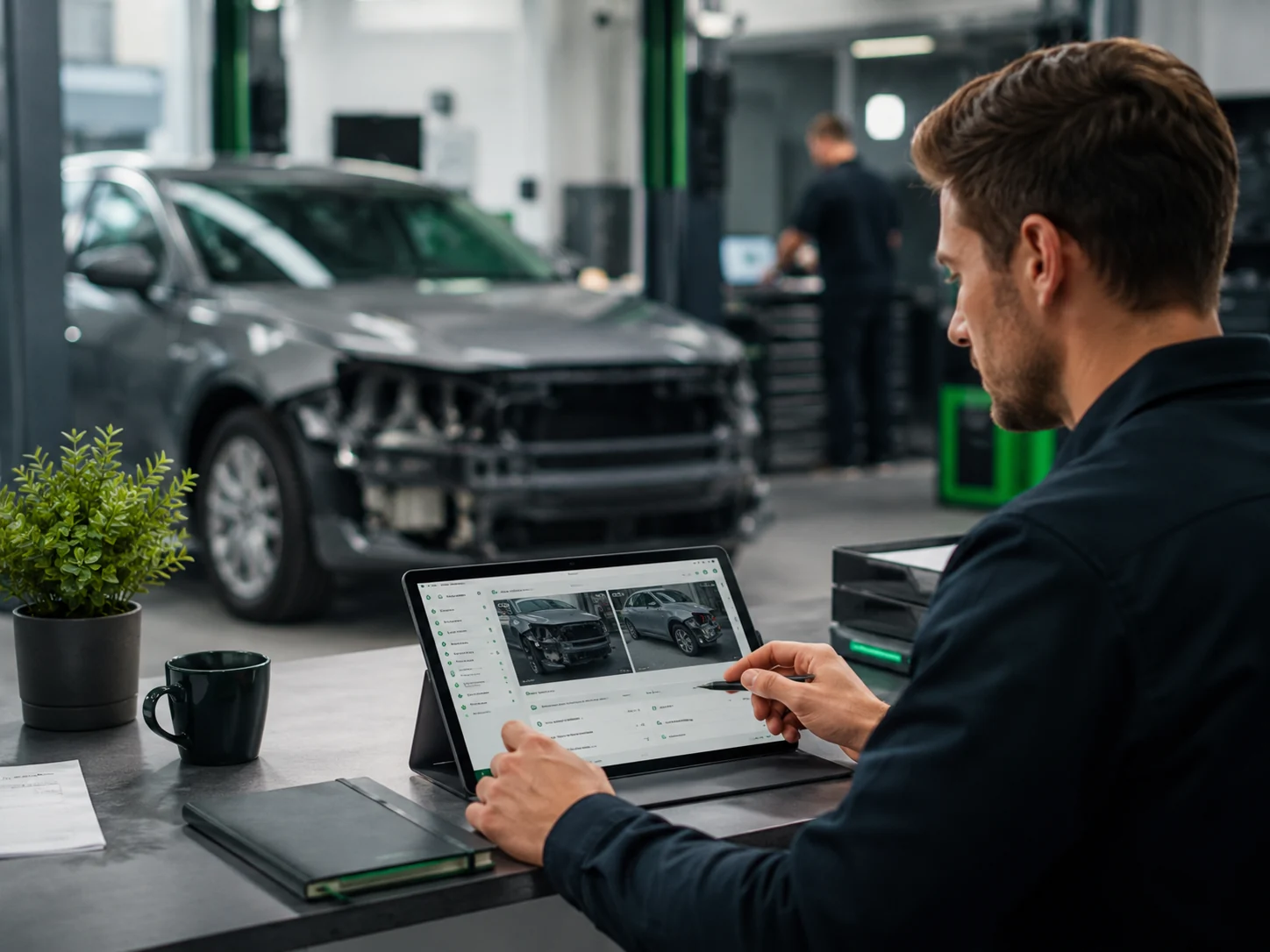 Digitale Vermittlung von Schadensfällen an Werkstätten